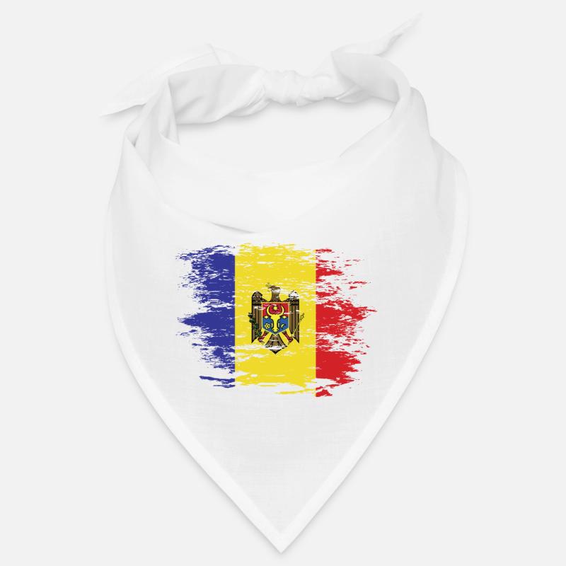 Drapeau de Moldavie utilisé Bandana