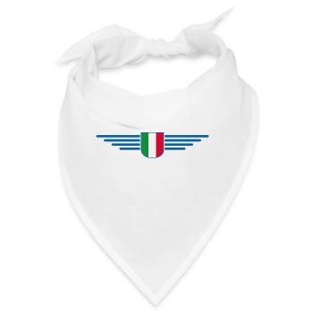 Rom Italien Fan Design T Shirt Outfit - Bandana - Weiß - Vorne