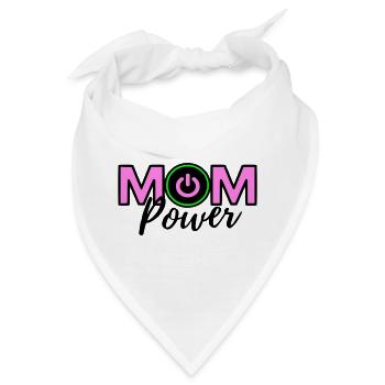 Mama-Macht - Bandana - Weiß - Vorne