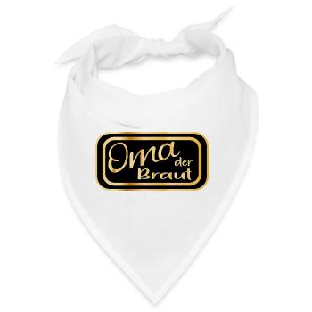 HOCHZEIT HEIRATEN - OMA DER BRAUT GROßMAMA - Bandana - Weiß - Vorne