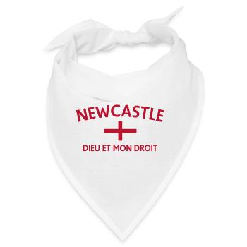 Newcastle Crest Fusion - Bandana - Weiß - Vorne