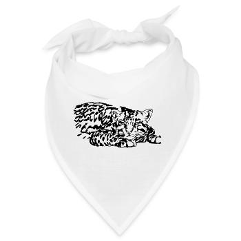 launisch - Bandana - Weiß - Vorne