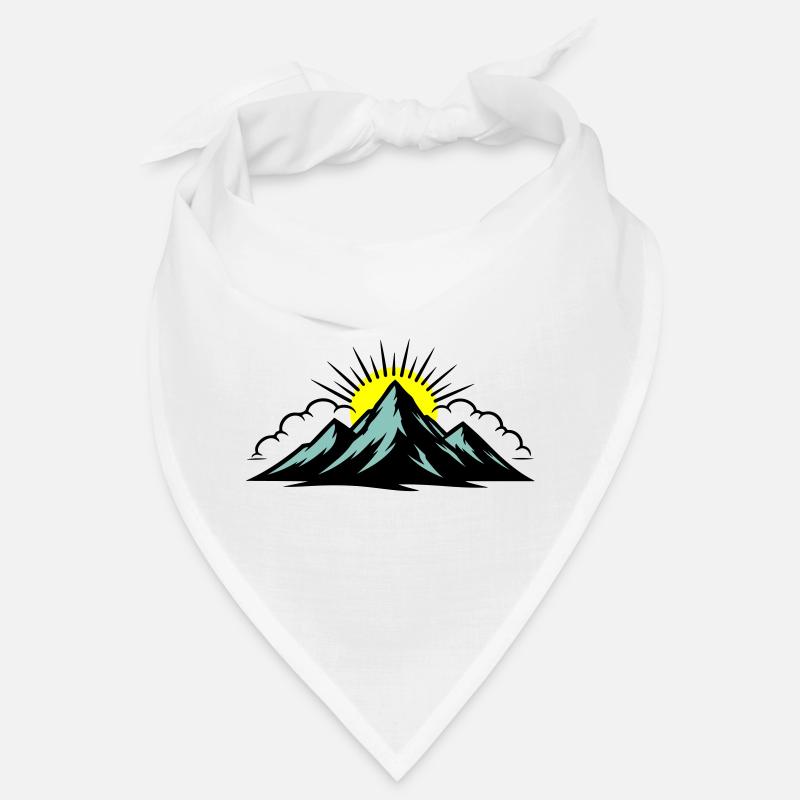 Mountains Clouds Peaks Bandana