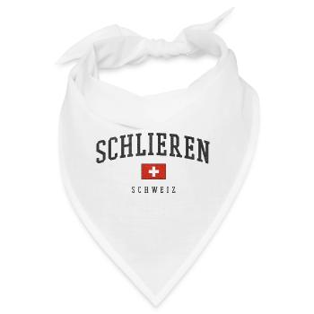 Schlieren – Schweizer Identität aus Zürich - Bandana - Weiß - Vorne