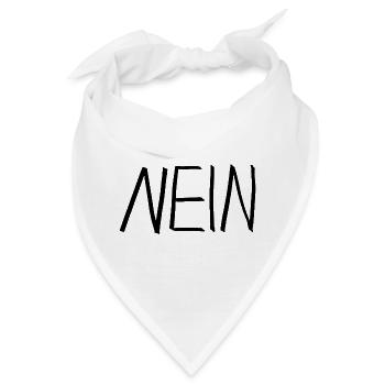 NEIN - Bandana - Weiß - Vorne