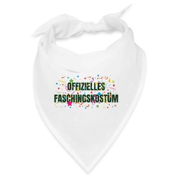 Offizielles Faschingskostüm - Bandana - Weiß - Vorne