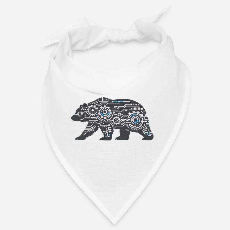 Kibernetic Bear Circuit Pattern Bandana