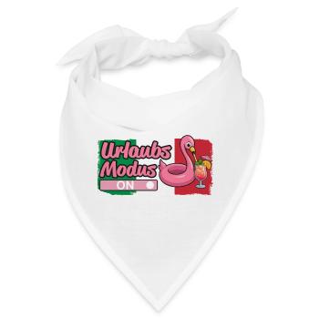 Urlaubsmodus, Italien - Bandana - Weiß - Vorne