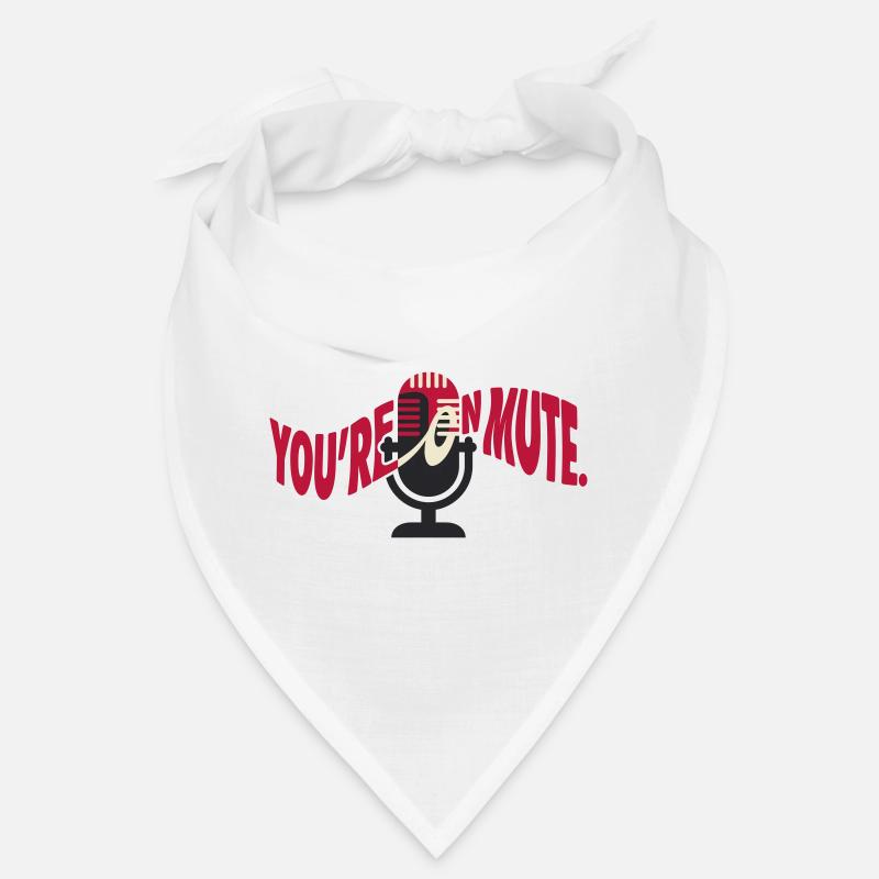 Microphone Coupé Humor Videoconference Bandana