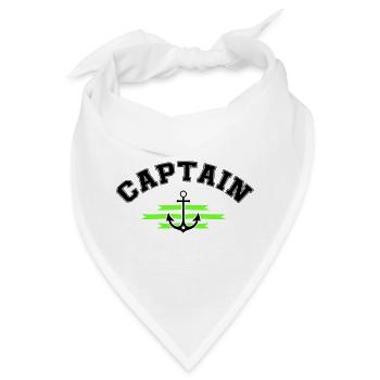 Anker Captain - Bandana - Weiß - Vorne