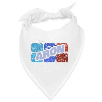 Vorname Aron - Bandana - Weiß - Vorne