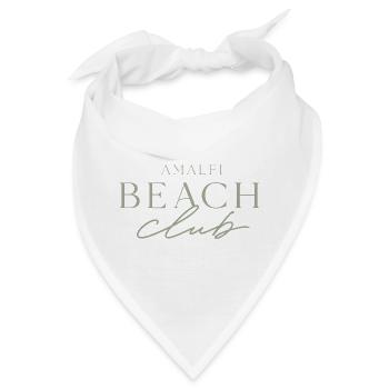 Amalfi Beach Club Logo - Bandana - Weiß - Vorne