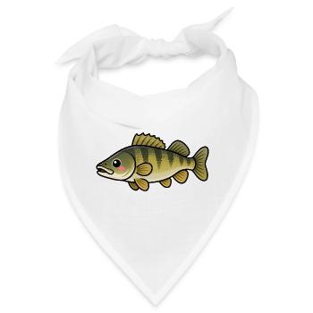Niedliche Zander Kinder Angeldesign - Bandana - Weiß - Vorne