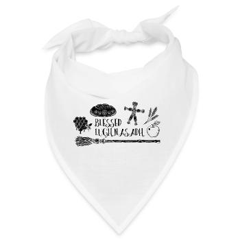 Lughnasadh Lughnasa Lammas Fest - Bandana - Weiß - Vorne