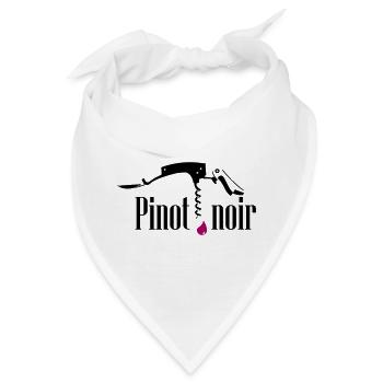 Pinot Noir Lover - Bandana - Weiß - Vorne