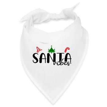 Weihnachtsbaum Zuckerstange Advent - Bandana - Weiß - Vorne