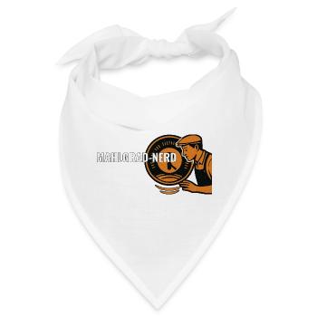Mahlgrad-Nerd – Kaffee Geschenk für Barista & Kaff - Bandana - Weiß - Vorne