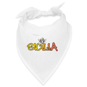 Sicilia - Bandana - Weiß - Vorne