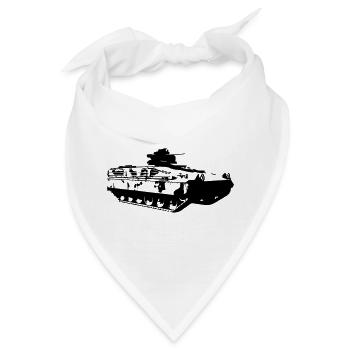 Schützenpanzer Marder - Bandana - Weiß - Vorne