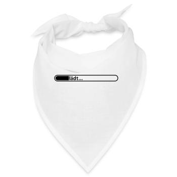 Ladebalken //lädt //laden //loading// Dauer //Zeit - Bandana - Weiß - Vorne