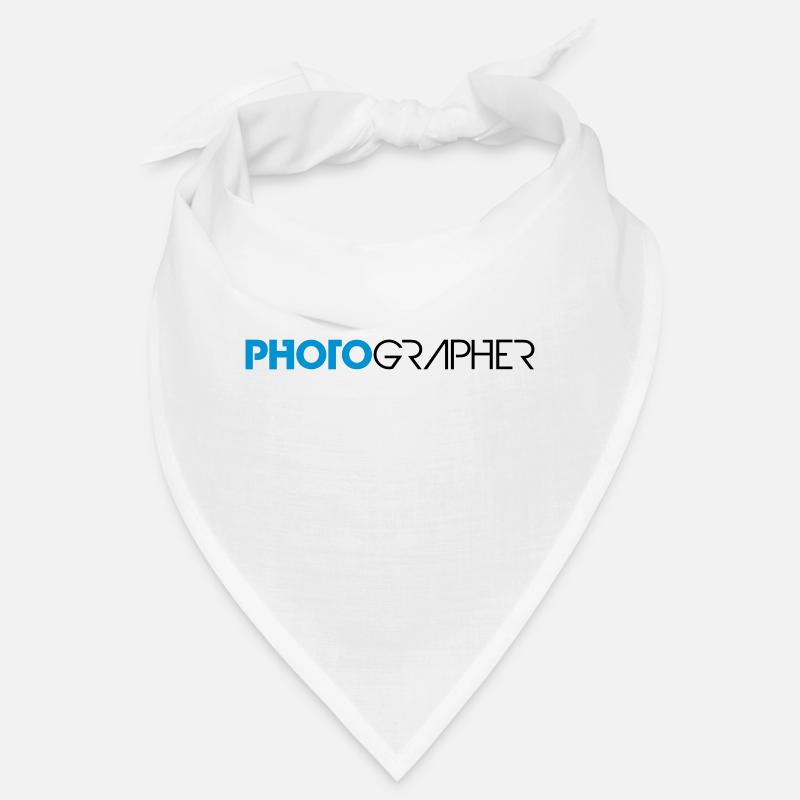 Cool Photographer Text Design Bandana