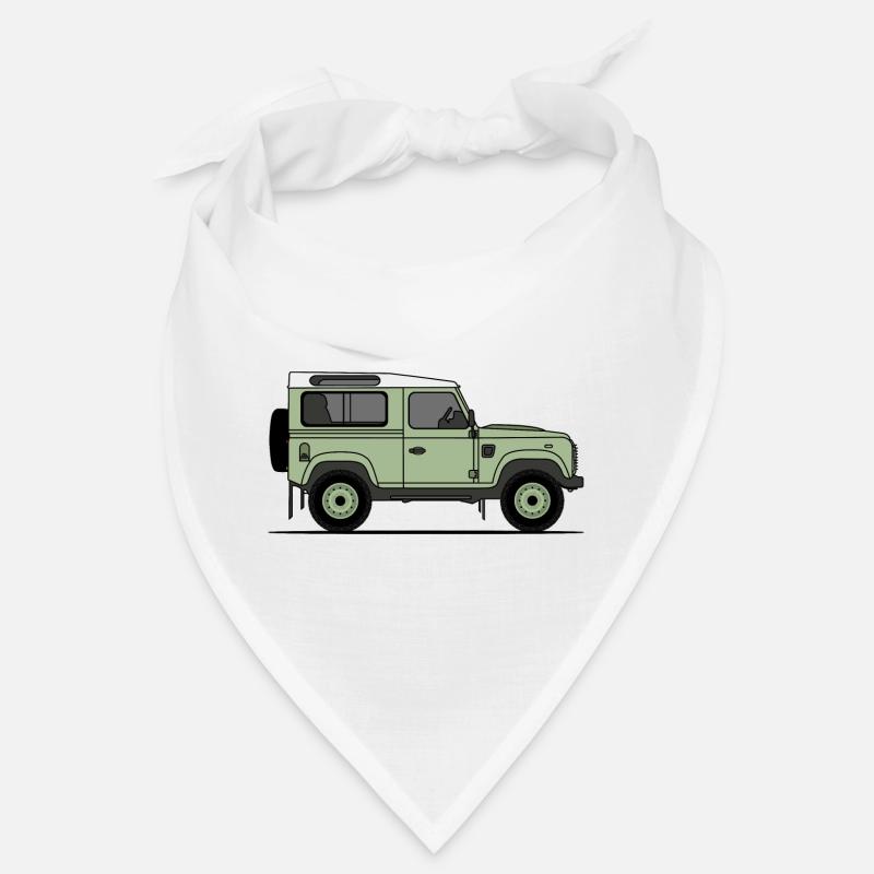 Defender 90 - Bandana - blanc