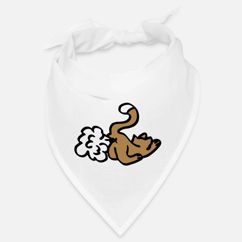 Chiots / pet de chat / cadeau drôle - drôle - Bandana - blanc