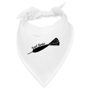 Dart, Darts, darten, Dart T-Shirt, Darts Shirt - Bandana - Weiß - Vorne