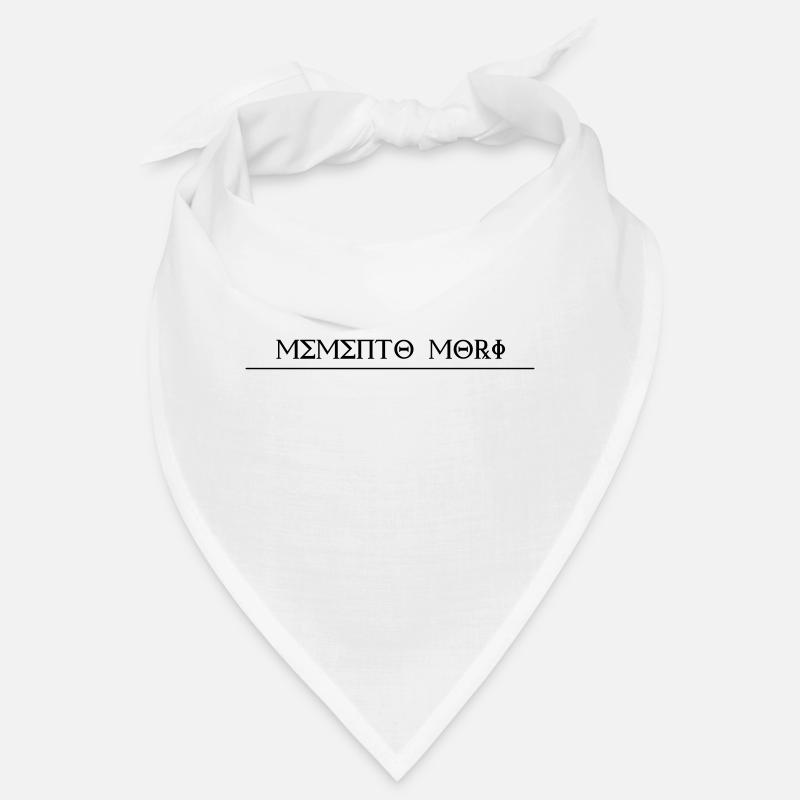 Memento mori - Design - Bandana - blanc