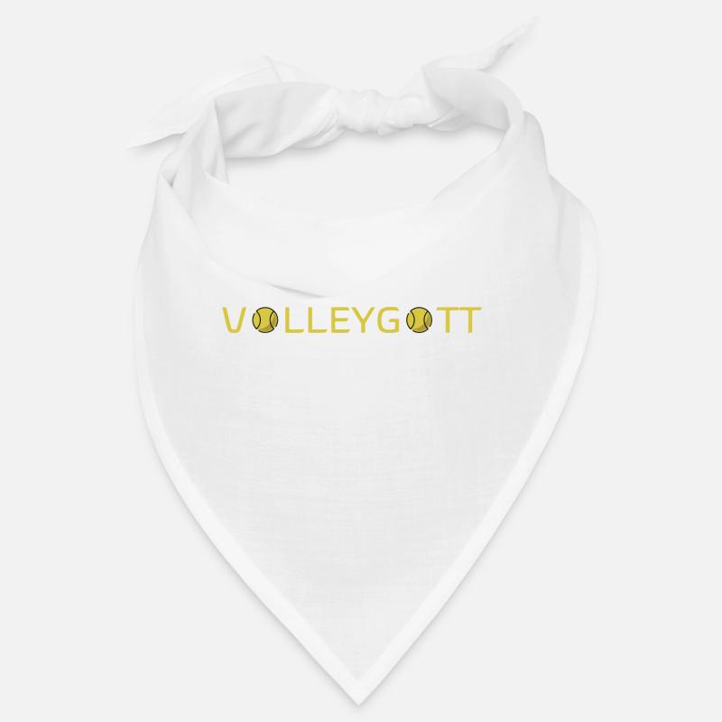 Volleygott Ball gelb Bandana