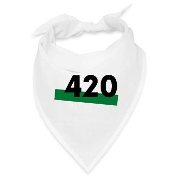 420 - Bandana - Weiß - Vorne
