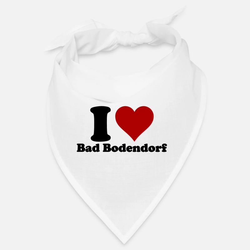 I Love Bad Bodendorf - Bandana - Weiß