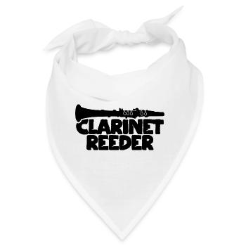 Klarinettenmundstück - Bandana - Weiß - Vorne