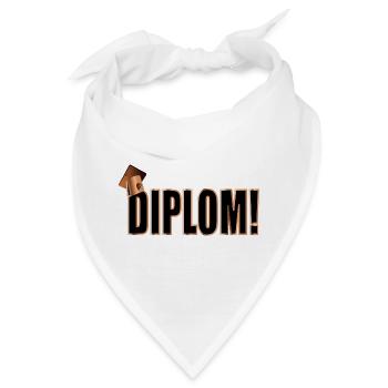 Universität Abschluss Diplom DOKTORHUT - Bandana - Weiß - Vorne
