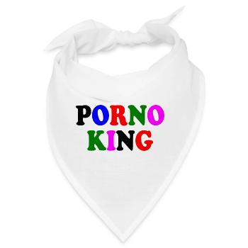 Porno king - Bandana - Weiß - Vorne