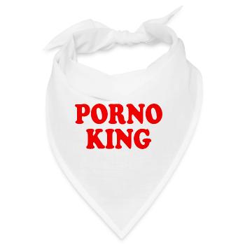 Porno king - Bandana - Weiß - Vorne