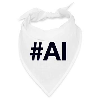 AI Artificial Intelligence - Bandana - Weiß - Vorne