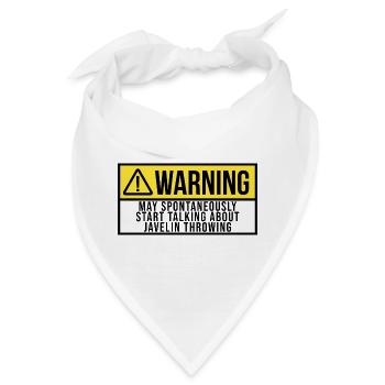 Speerwurf Speer Speerwurf - Bandana - Weiß - Vorne