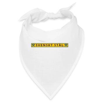 Schwedischer Stahl - Bandana - Weiß - Vorne