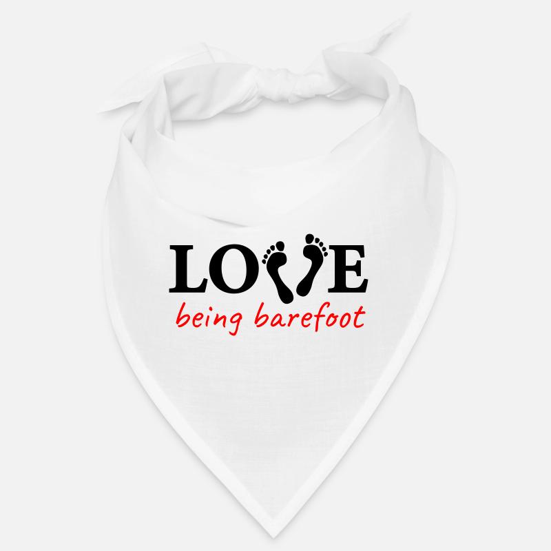 love being barefoot Version 2 - es lieben, barfuß Bandana