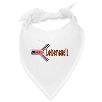 LEBENSZEIT ZEIT LEBEN - Bandana - Weiß - Vorne