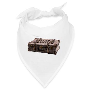 Abenteuer-Koffer mit Entdecker-Design - Bandana - Weiß - Vorne