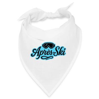 Apres Ski Skibrille Piste - Bandana - Weiß - Vorne