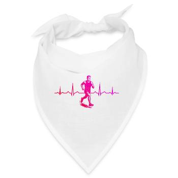 Ein Must Have für echte Rennen - Bandana - Weiß - Vorne