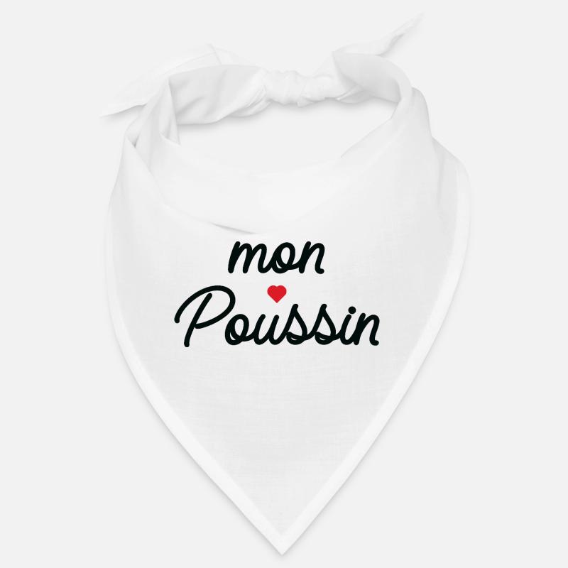 Mon Coeur Coussin Script Bandana