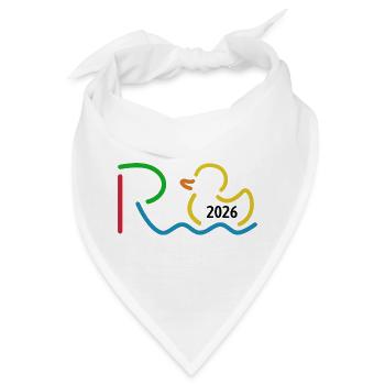 Rente 2026 - Ruhestand - Pension - Bandana - Weiß - Vorne