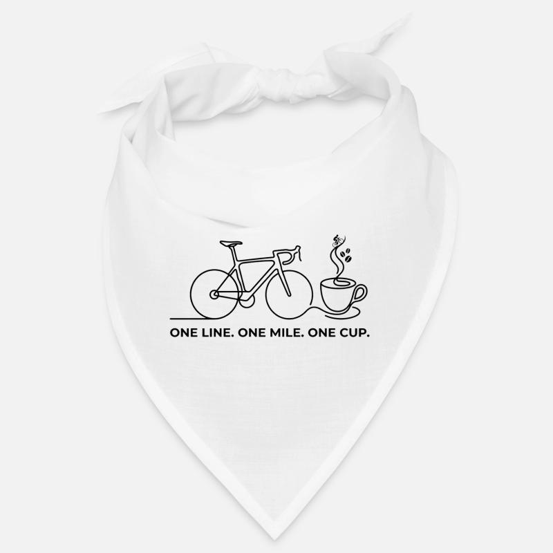 Minimalist Bicycle Silhouette Bandana