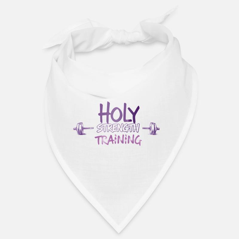 Holy Strength Training Christian Workout Design Bandana