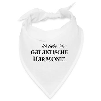 HARMONIE – Galaktisches Statement Mode - Bandana - Weiß - Vorne