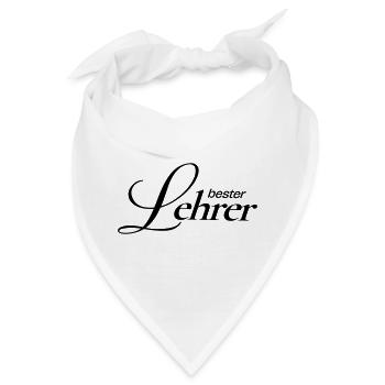 Beste Lehrer!  - Bandana - Weiß - Vorne